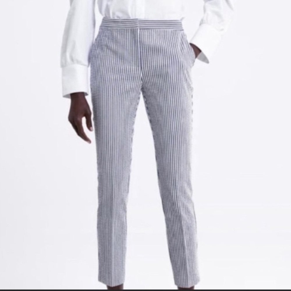 Zara seersucker pants
